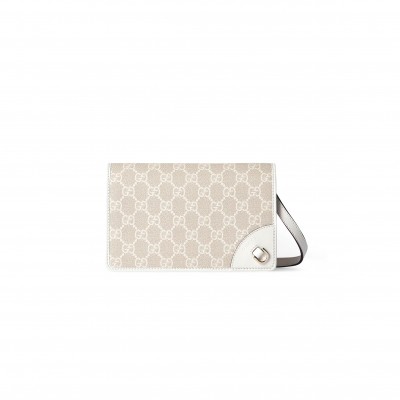 GUCCI GG EMBLEM SUPER MINI SHOULDER BAG 820688 (20*12.5*5cm)